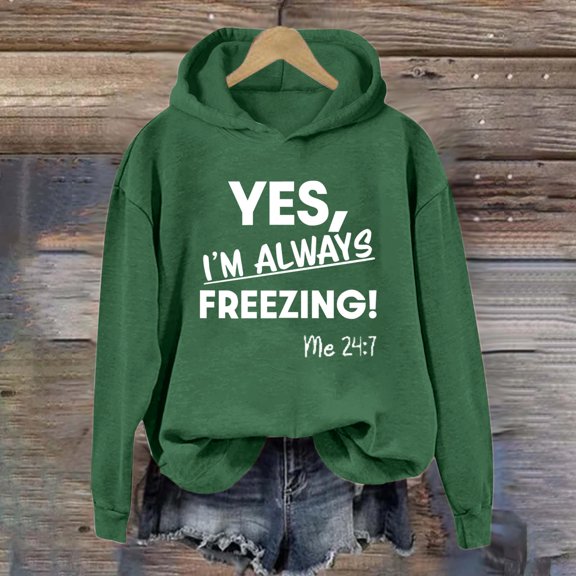 POROPL Womens Hoodies Winter Fashion Warm Sweatshirts Pullovers Plain Letter Print Print Fall Sweatshirts