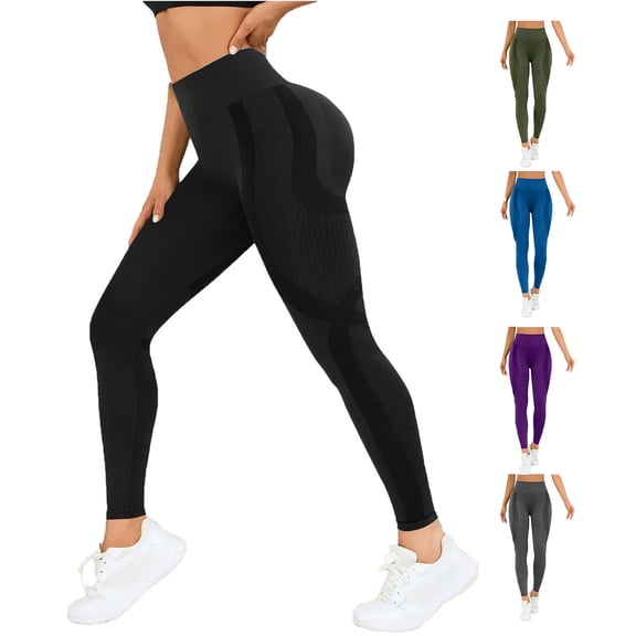 POROPL Womens Leggings Butt Lifting Leggings High Waisted Gym Workout Tummy Control Yoga Pants