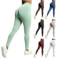 thumbnail image 1 of POROPL Womens Leggings Butt Lifting Leggings High Waisted Seamless Yoga Athletic Workout Running Size Xs-XXL, 1 of 8