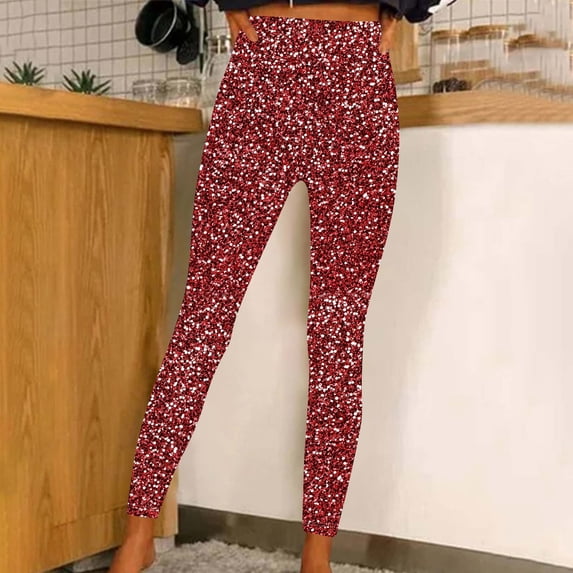 POROPL Womens Leggings Tight Leggings Yoga Non Positioning Print Size S-XXL