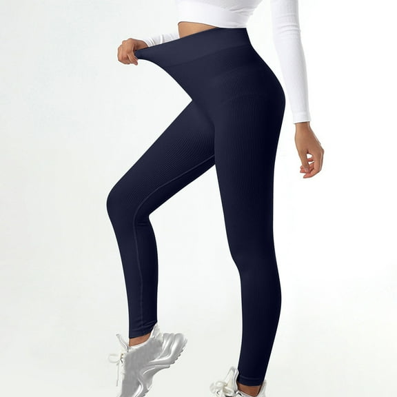 POROPL Womens Leggings Tight Tummy Control Leggings 2025 New Stretch Yoga Workout Size S-L