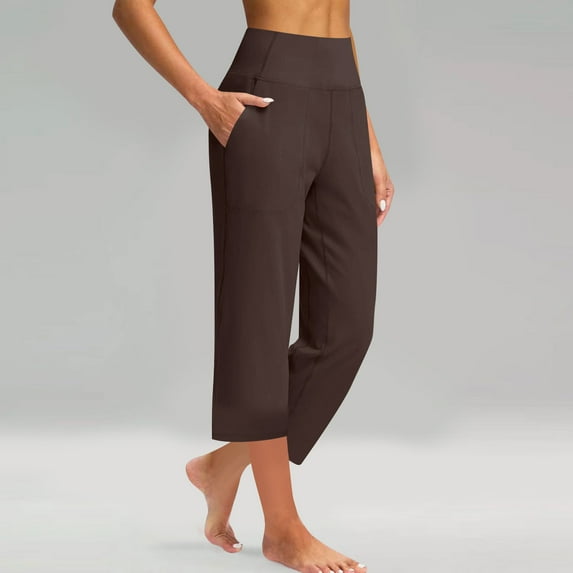 POROPL Womens Leggings with Pockets Straight Leggings Casual Yoga Athletic Size S-3XL
