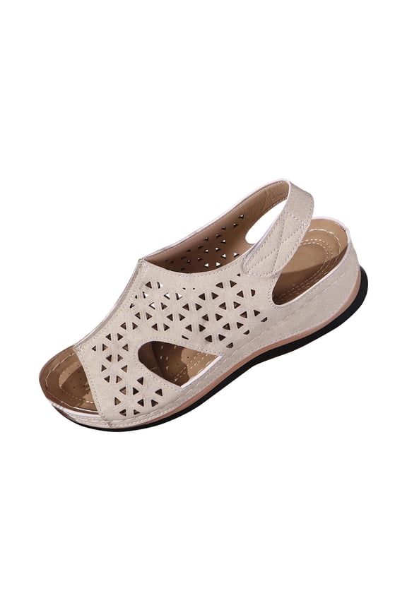 Womens Sandals , Orthopedic Wide Width Sandals Open Toe Walking Arch Support Slides Sandals