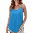thumbnail image 1 of POROPL Womens Tank Tops Adjustable Spaghetti Straps Scoop Neck Loose Fit Tunic Tops Size S-XXL, 1 of 6