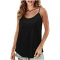 thumbnail image 1 of POROPL Womens Tank Tops Adjustable Spaghetti Straps Scoop Neck Loose Fit Tunic Tops Size S-XXL, 1 of 7