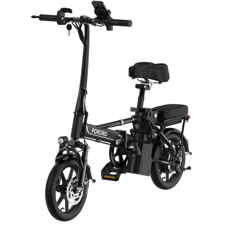 PORORO DC60P Folding Electric Bike, 14