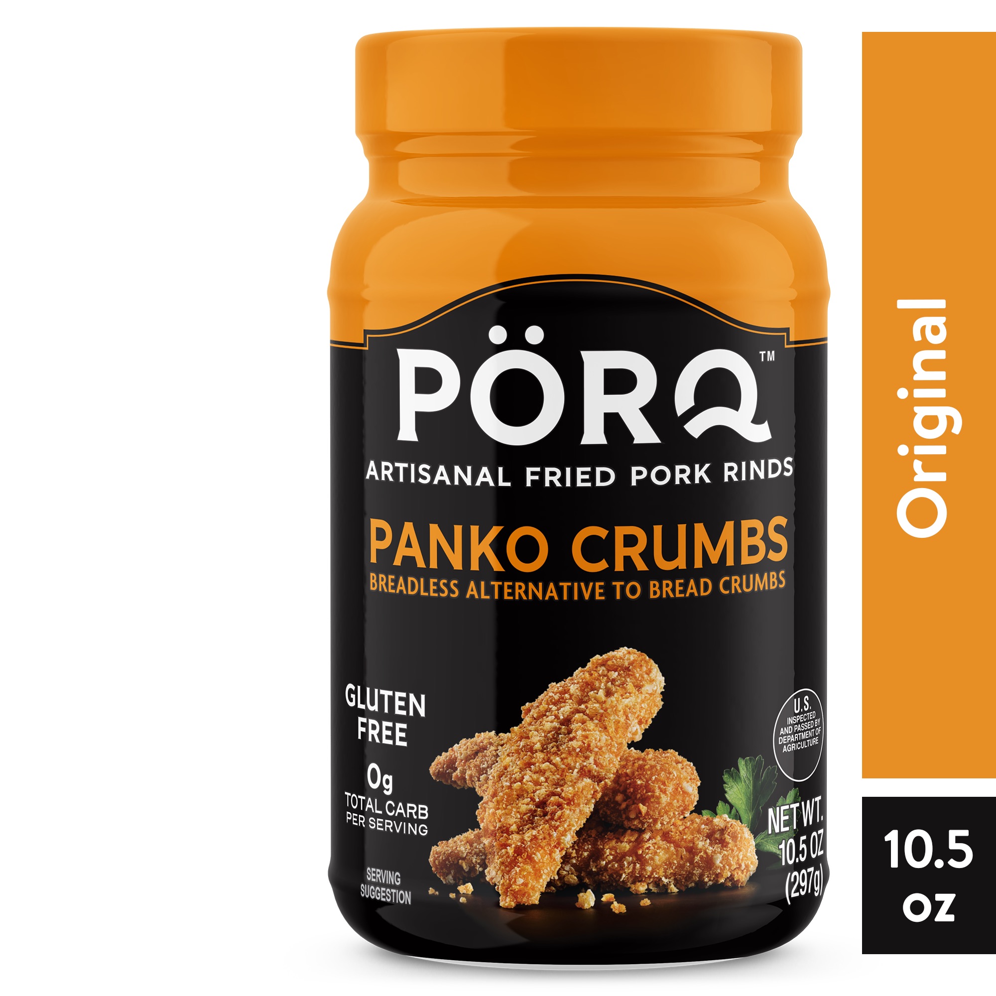 4C Japanese Style Seasoned Panko Bread Crumbs 8 oz. Canister