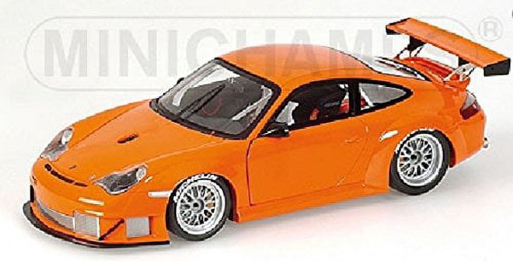 PORSCHE 911 GT3 RSR ORANGE 2004 Diecast Model Car in 1:18 Scale by