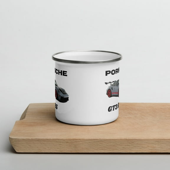 PORSCHE GT3 RS, FAN CLUB, Enamel Mug