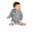 thumbnail image 1 of PORT AND COMPANY Precious Cargo Infant Full-Zip Hooded Sweatshirt. CAR78IZH Athletic Heather 06M, 1 of 4