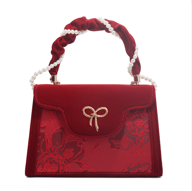 PORT&LOTUS Chic Women's Handbag with Double Top Handle Purse for Women with Shoulder Strap Satchel Handbags for Women with Elegant Swan Decor
