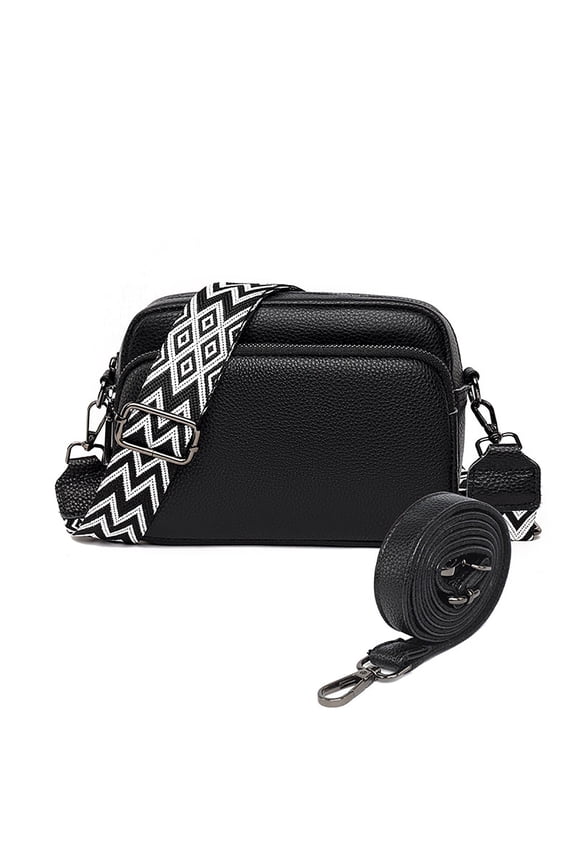 Small Lightweight Crossbody Bag with Wide Guitar Strap Shoulder Bags for Women.