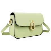 PORT&LOTUS Small Saddle Bag Purses for Women,Small Purses for Women Crossbody Trendy,Womens Over the Shoulder Purse,Shoulder Handbags,Green