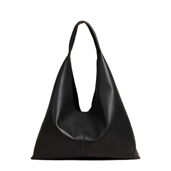 PORT&LOTUS Women's Leather Hobo Shoulder Bag, Large Triangular Tote ...