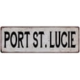 thumbnail image 1 of PORT ST. LUCIE Vintage Look Rustic Metal 8x24 Sign City State 108240041381, 1 of 1