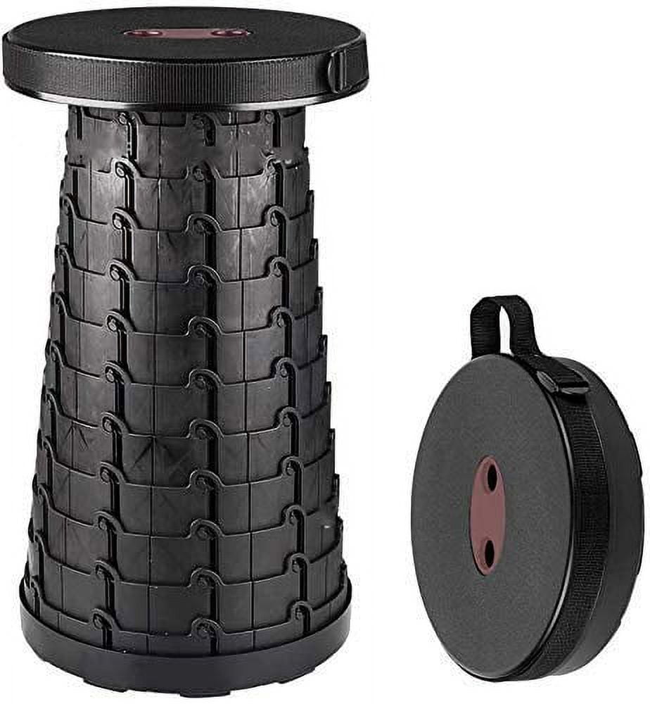 MiniMax Stool 17.7Inch Grey and Black Plastic Adjustable Height