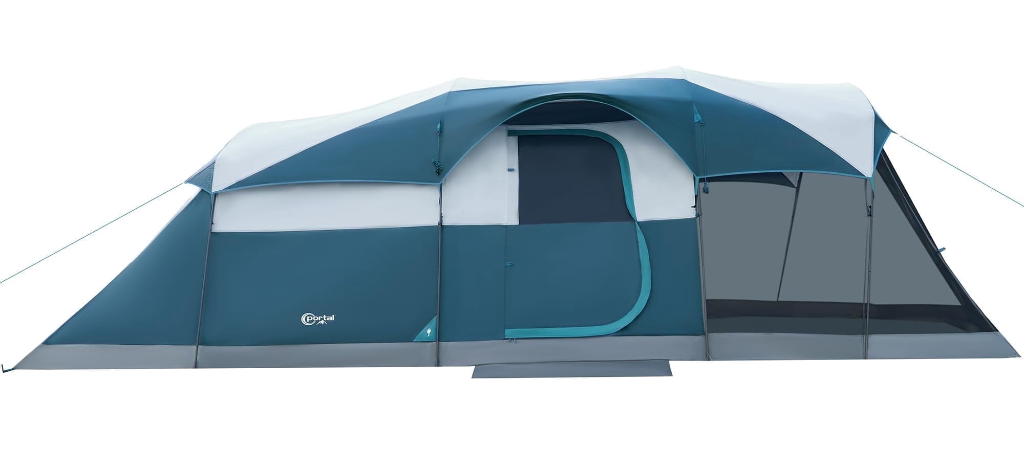 PORTAL Family Camping Tent for 6/8/10 People with Screen Room Water Resistant Rainfly Ideal for Outdoor Camping Parties