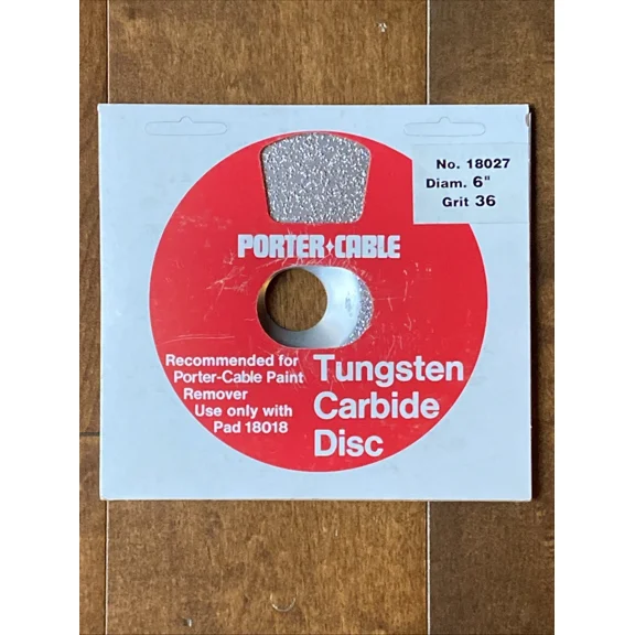 PORTER CABLE 18027 6" 36 Grit Carbide Disc (for Model 7403P)