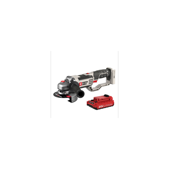 PORTERCABLE 20V Cordless Grinder with 2Ah Battery, 4.5 in., PCC761D1