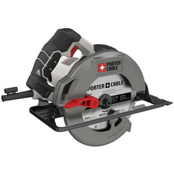 PORTER-CABLE 7-1/4-Inch Circular Saw, Heavy Duty Steel Shoe, 15-Amp PCE300
