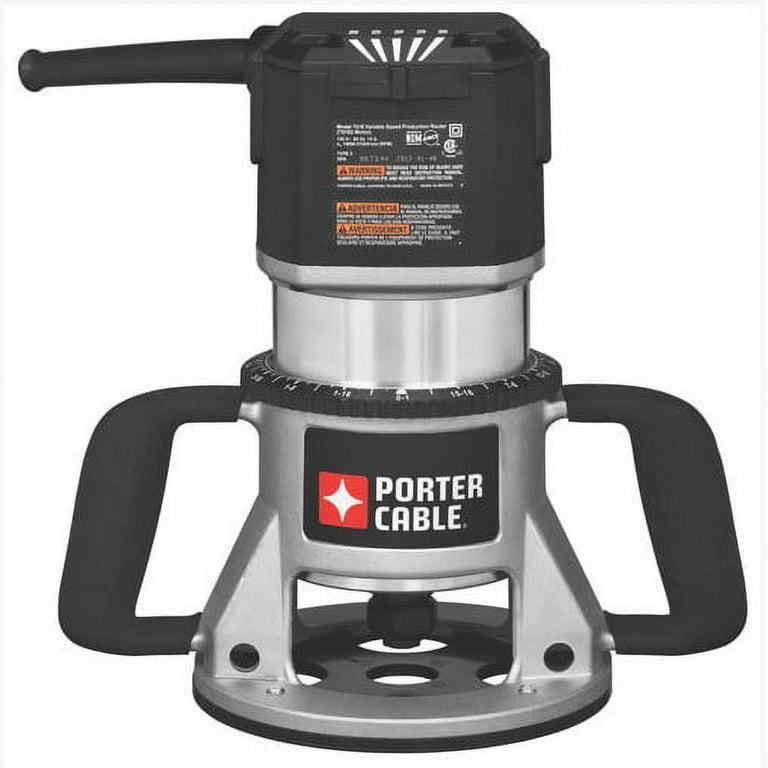 15 Amp Corded 3-1/4 Horsepower 5-Speed Router 15 Amp Corded 3-1/4 Horsepower 5-Speed Router