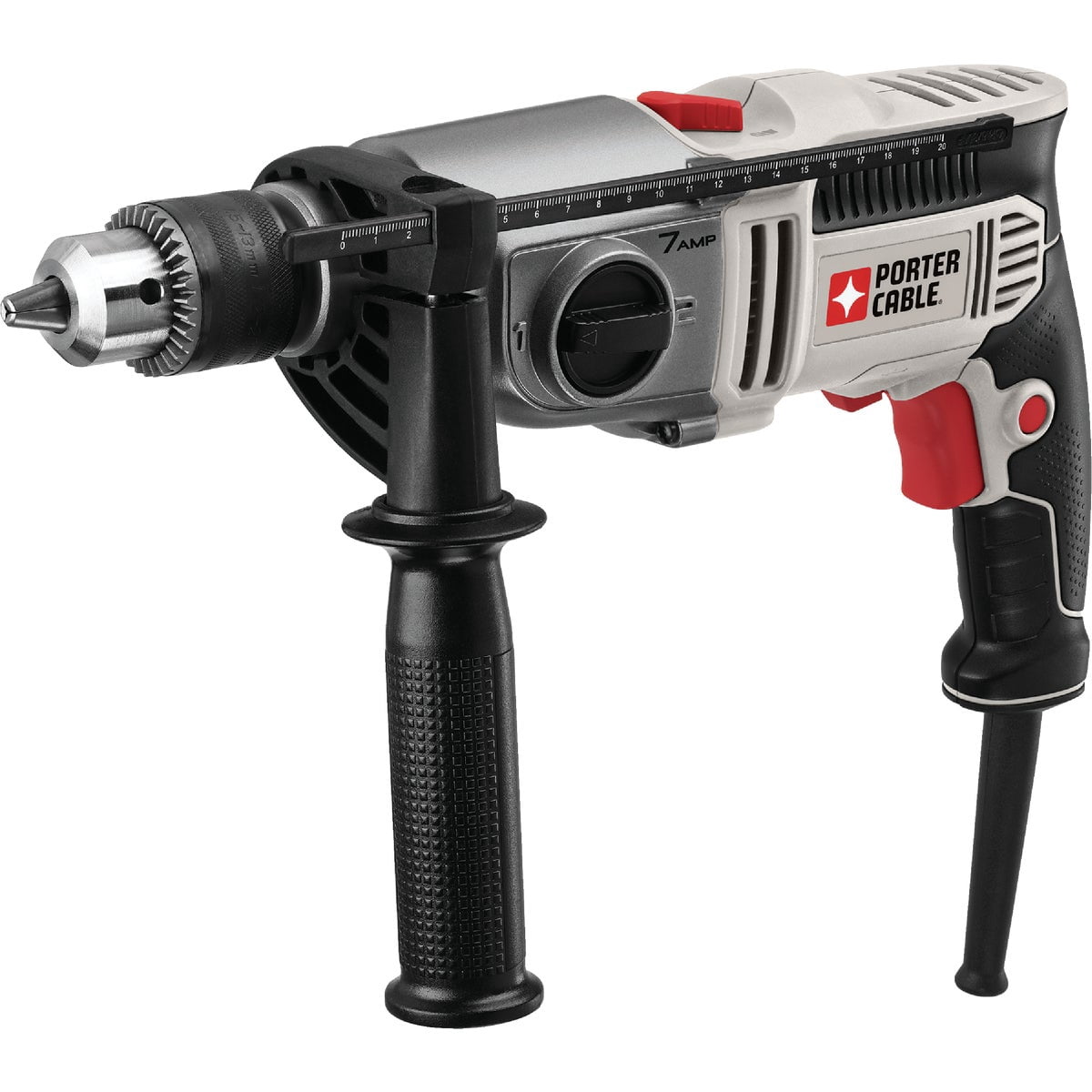 PORTER-CABLE Hammer Drill PC70THD - 1/2 In. 7-Amp Dual Speed - One Size