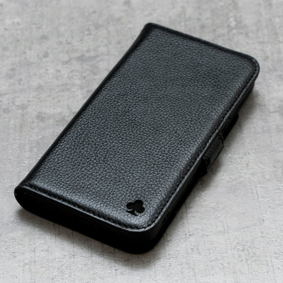 PORTER RILEY - Leather Case for iPhone 16 Pro. Premium Genuine Leather Stand/Cover/Wallet/Flip Case