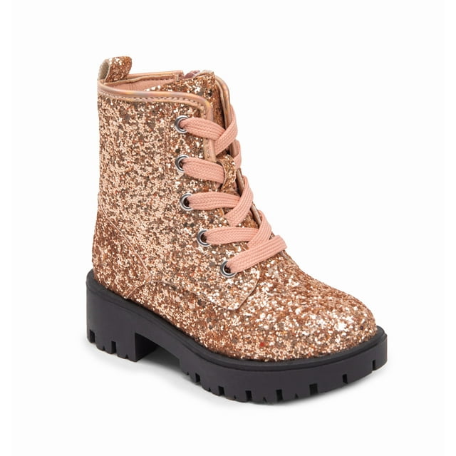 PORTLAND By Portland Boot Company Toddler & Kids Glitter Combat Boots, Sizes 75