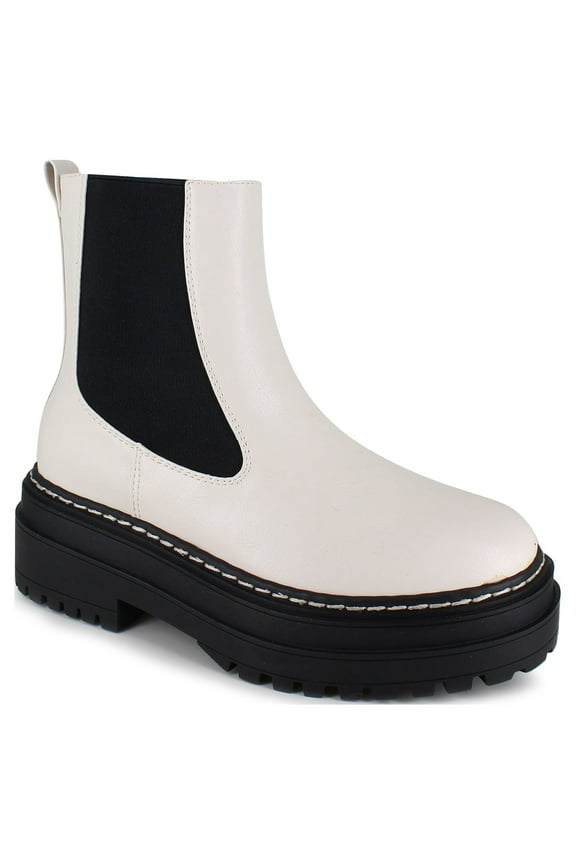 PORTLAND by Portland Boot Company Platform Lugsole Chelsea Boot