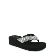 PORTLAND by Portland Boot Company Women's Embellished EVA Thong Sandal