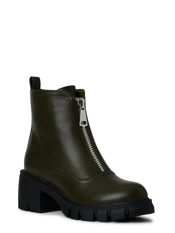 PORTLAND by Portland Boot Company Women's Zip-Front Booties
