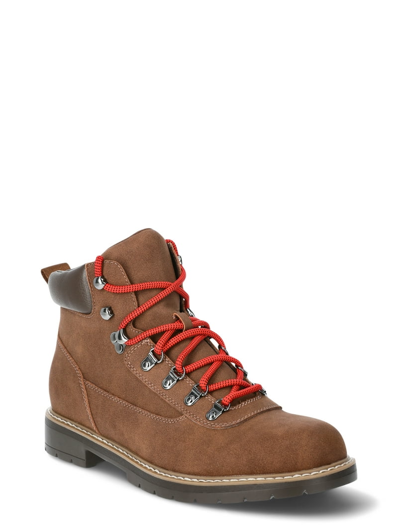 Men\'s Casual Work Hiking Boots Lace Up Size 6 Red Men main image 2