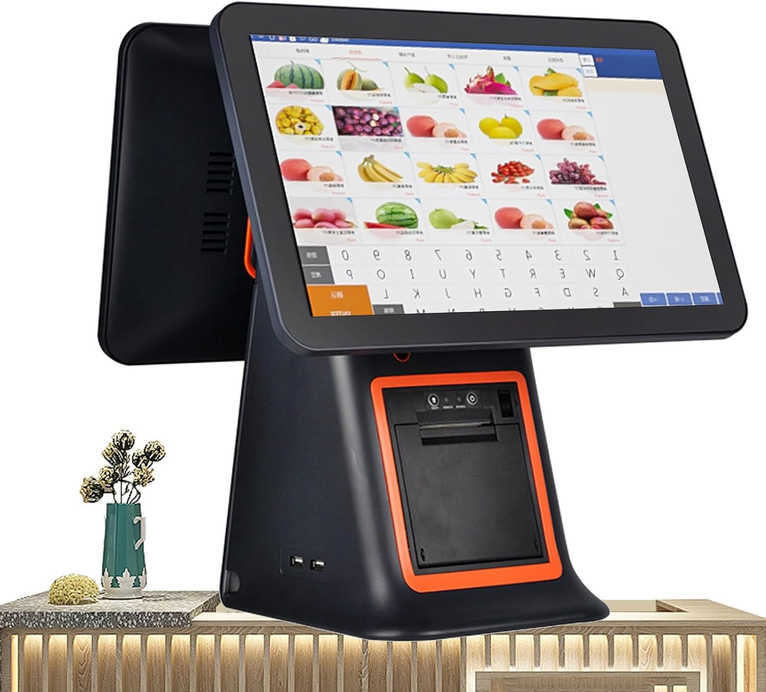 POS Cash Register 15.6'' Touch Screen with Built-in 58mm Thermal ...