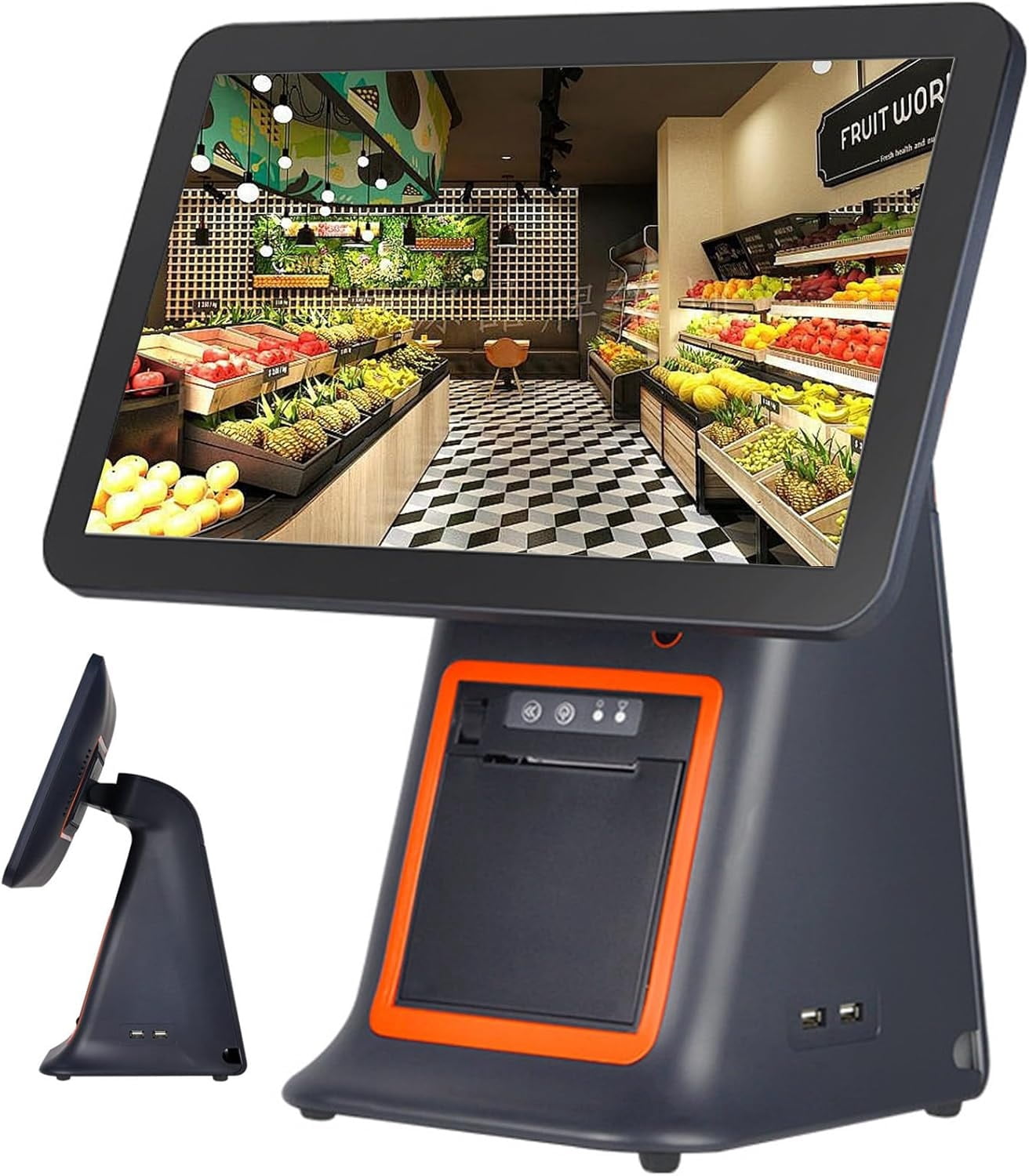 POS Cash Register, All in One Smart Touch Screen Cash Register POS with ...