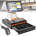 thumbnail image 1 of POS System for Small Business, All-in-One Cash Register with Touch Screen Dual Monitor, Barcode Scanner, Printer, Cash Drawer, Touch Screen Pos Cash Register for Retail Businesses, 1 of 8