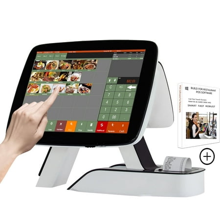 POS System for Restaurants Bars Pizza Food Touch Screen Register with Software (No Monthly Fees)