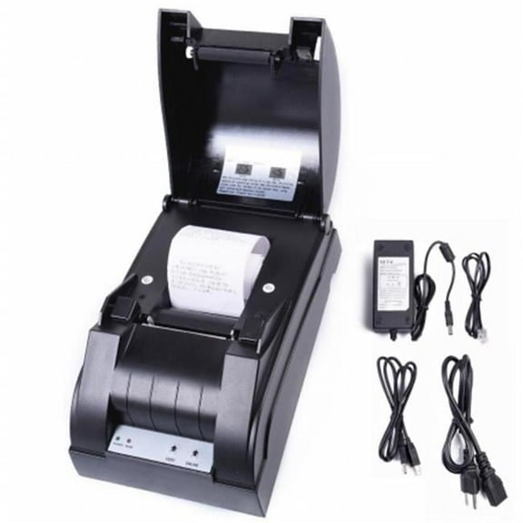 POS Thermal Dot Receipt Bill Printer Set Roll Paper 384 line USB Mini, 58 mm