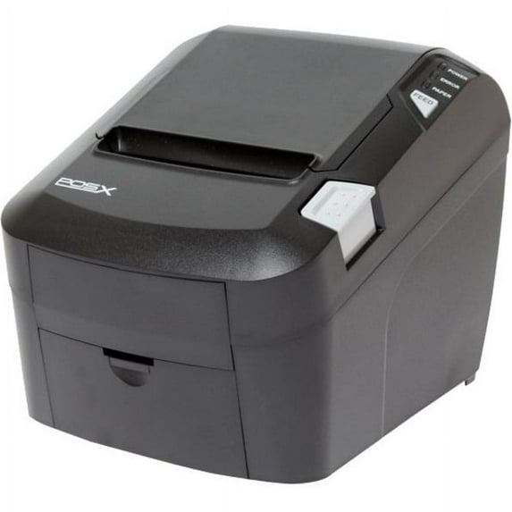 POS-X EVO-PT3-1HU Direct Thermal Printer, Monochrome, Wall Mount, Receipt Print, USB, With Cutter, Black