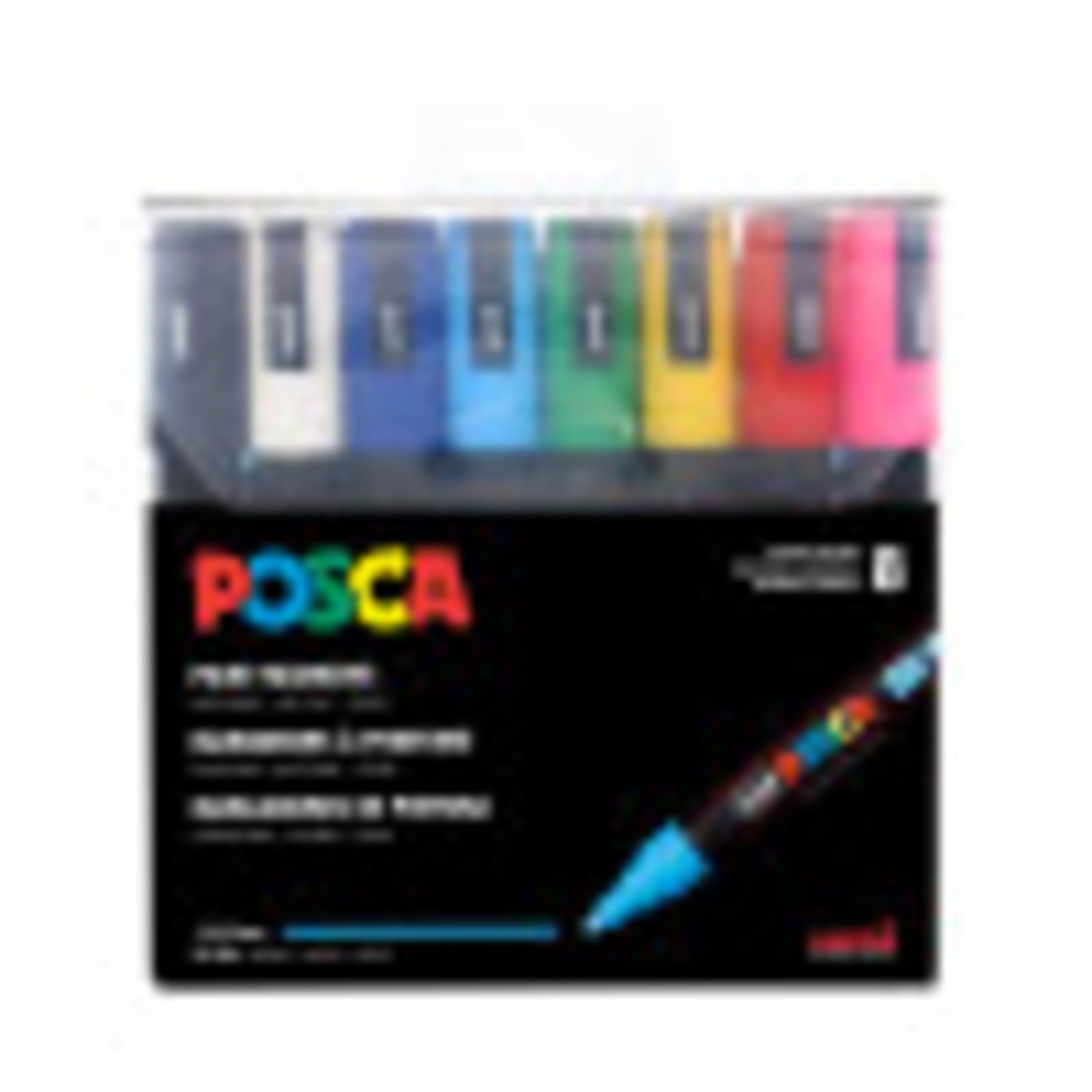 POSCA 8-Color Paint Marker Set, PC-5M Medium