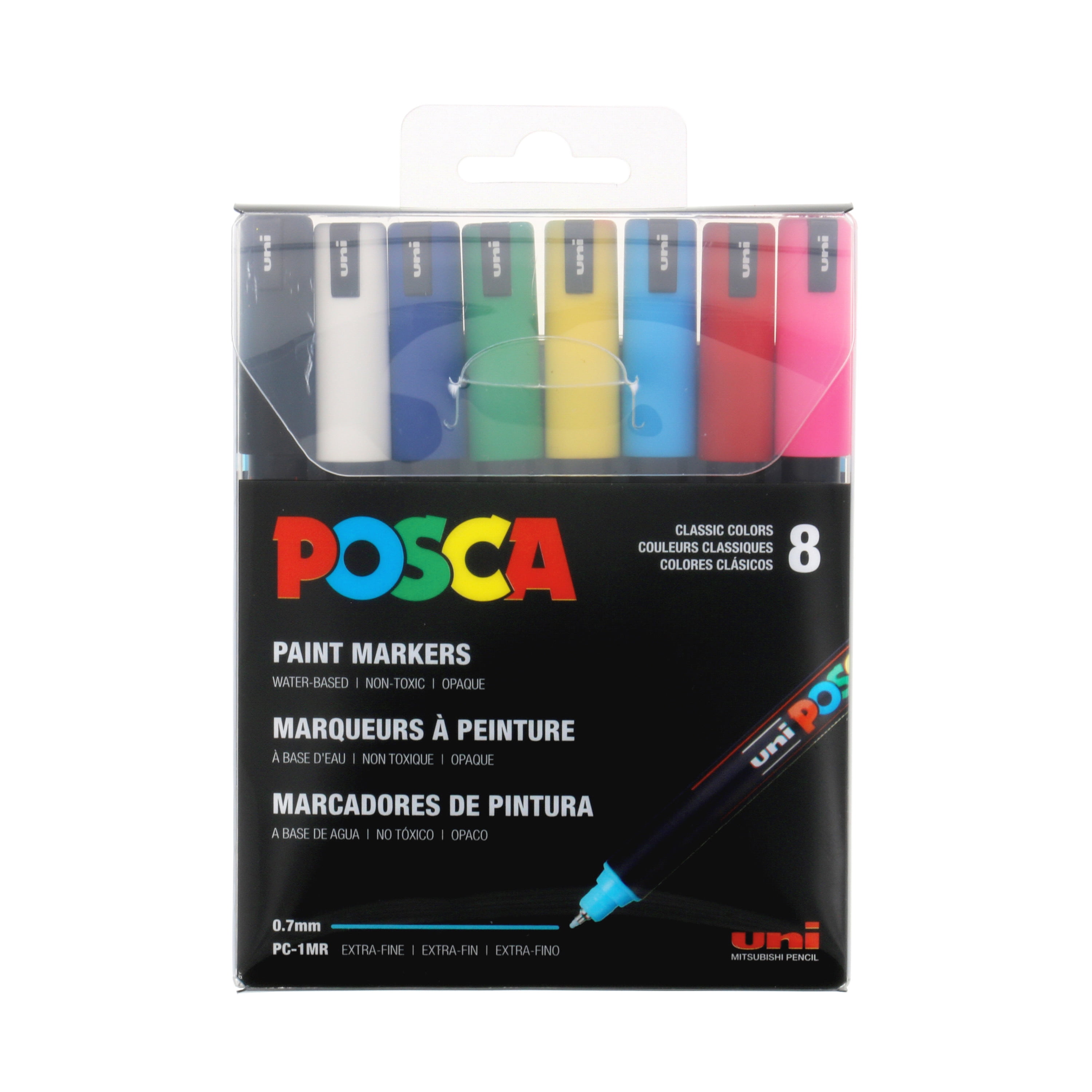 Uniball Posca PC-1MR Ultra Fine Tip Marker (Red, Pack of 1)