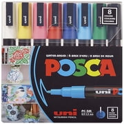 Posca 8-Color Paint Market Set, PC-3M Fine