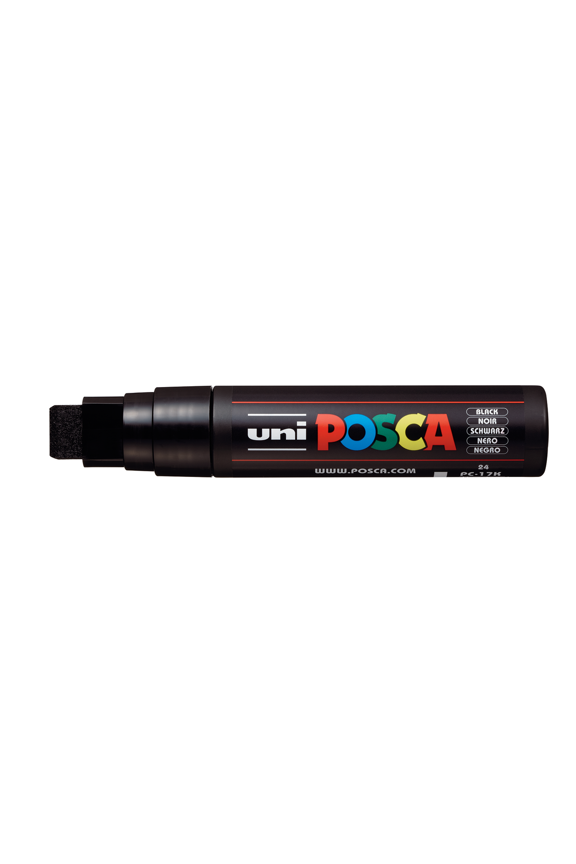 Paint Marker, PC-17K Extra Broad Rectangular Chisel, Black