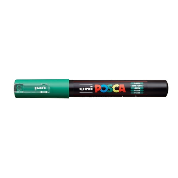 POSCA Paint Marker, PC-1M Extra Fine, Green