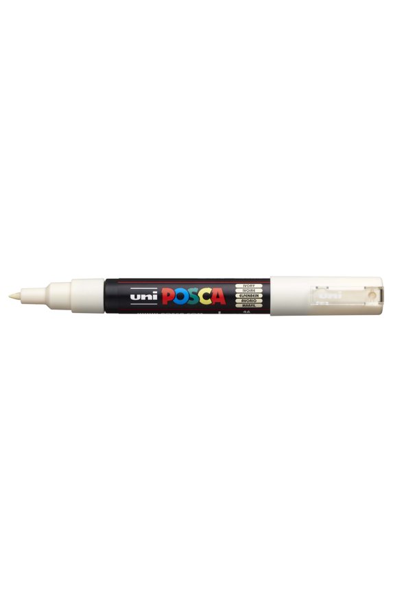 Paint Marker, PC-1M Extra Fine, Ivory