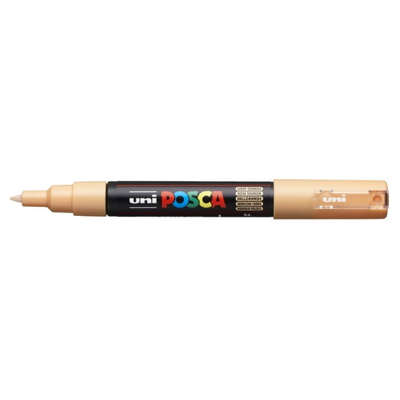 POSCA Paint Marker, PC-1M Extra Fine, Light Orange