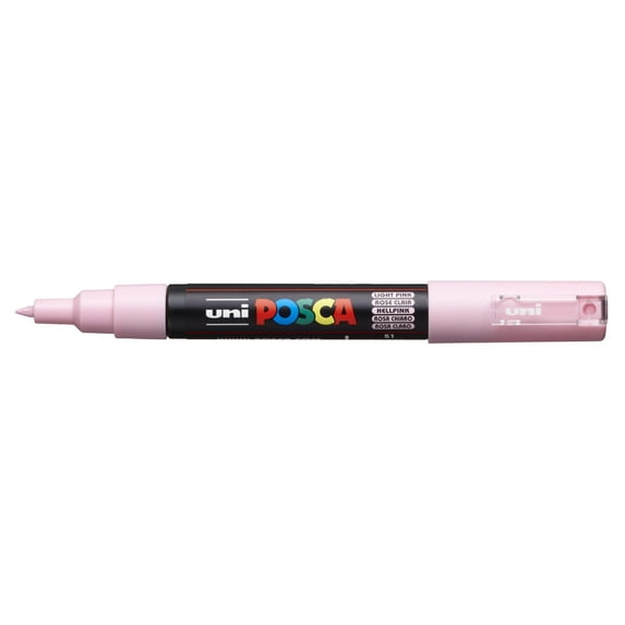 POSCA Paint Marker, PC-1M Extra Fine, Light Pink