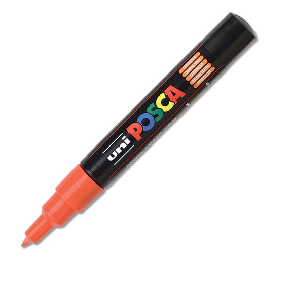 Posca Paint Marker - Orange, X-Fine, Bullet Tip, 0.7 mm