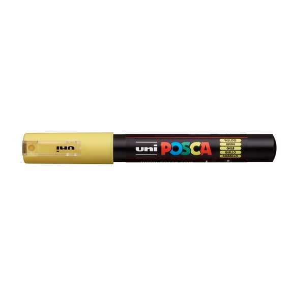 POSCA Paint Marker, PC-1M Extra Fine, Yellow