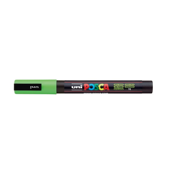 POSCA Paint Marker, PC-3M Fine Bullet, Apple Green