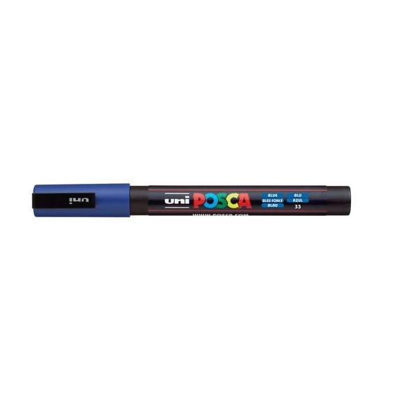 POSCA Paint Marker, PC-3M Fine Bullet, Blue